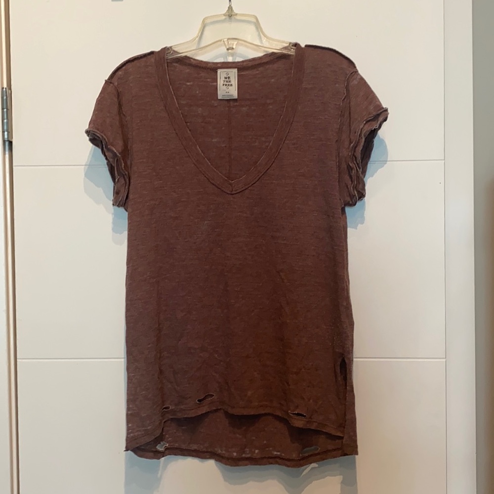 Free People tee.